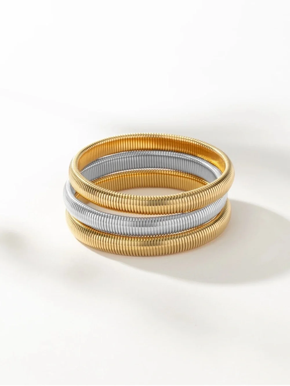 Cleo Bracelet Set of 3 - mixed metal